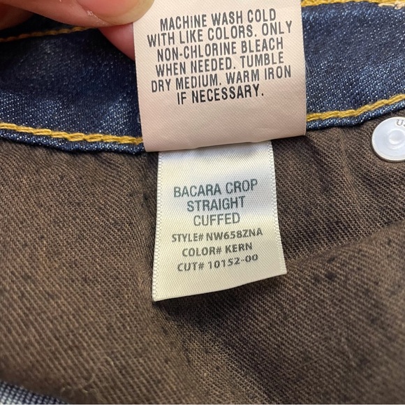 Hudson Jeans - Bacara Cropped Straight Cuffed - size 27 - Picture 4 of 8